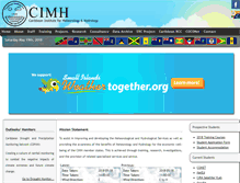 Tablet Screenshot of cimh.edu.bb